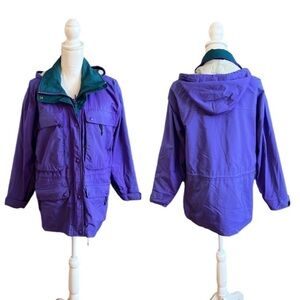 L.L. Bean Jacket Gortex Gorpcore Vintage North Col Outerwear Purple Green size S
